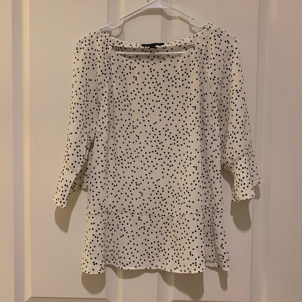 Banana Republic flutter sleeve blouse